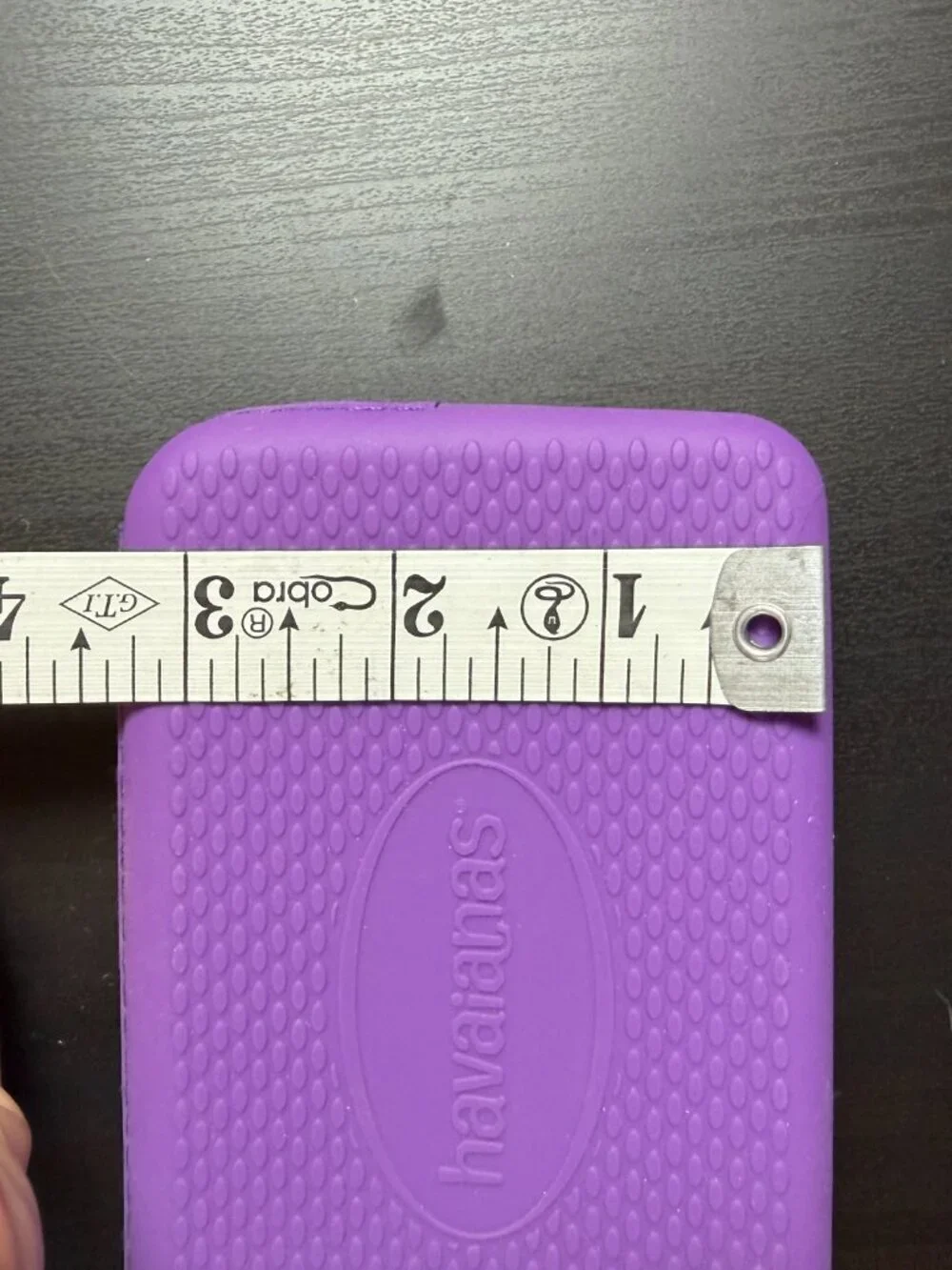 Havaianas Water-Resistant Mini Bag Wristlet Purple for Beach Zip Around New